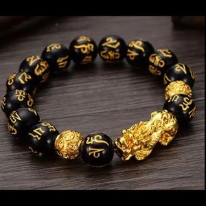 1pcs Bracelet Wealth and Lucky Adjustable Ring Bead Bracelet